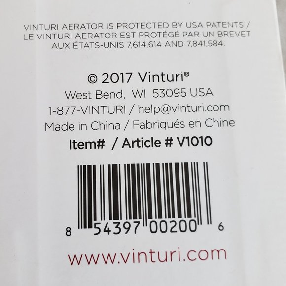 Vinturi Red Wine Aerator NWOT - Picture 2 of 10